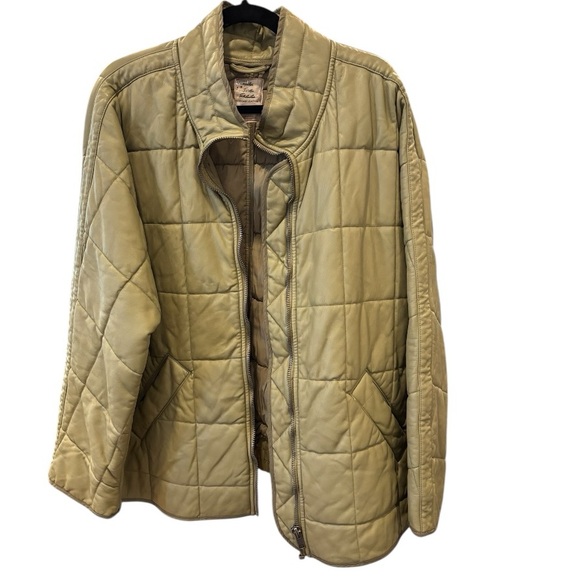 Free People / Doman Quilted Vegan Leather Jacket / Boho Jacket Staple - Picture 5 of 7
